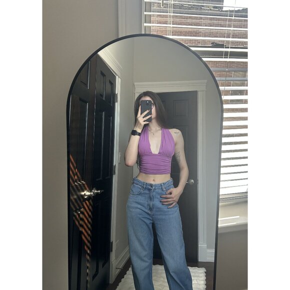 FP One Purple Halter Crop Top Size Small - Picture 1 of 6